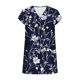 thumbnail image 5 of Blusas para las Mujeres Casual con Cuello en V Y Diseño Impreso, Manga Corta Suéter Top para Uso Diario en el Hogar, 5 of 6