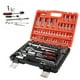 thumbnail image 5 of Juego de herramientas de mano para reparación de automóviles, llave de trinquete profesional, mecánica, 1/2, 1/4 pulgadas, con estuche, 94 Uds., 5 of 12