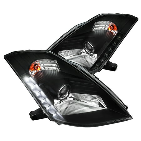Spec D Tuning 2003 2005 Nissan 350z Smd Led Hid Projector Headlights Spec D Tuning 2003 2005 Nissan 350z Smd Led Hid Projector Headlights Head Lamps 2004 Left Right