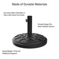 thumbnail image 6 of 10 ft. Outdoor Market Tilting Patio Umbrella with Base in Blue, 6 of 7