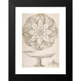 thumbnail image 2 of Erasmus Hornick 14x18 Black Modern Framed Museum Art Print Titled - Design for Single Footed Dish with Cover Shaped Like Flower and Foliage (16th Century), 2 of 5