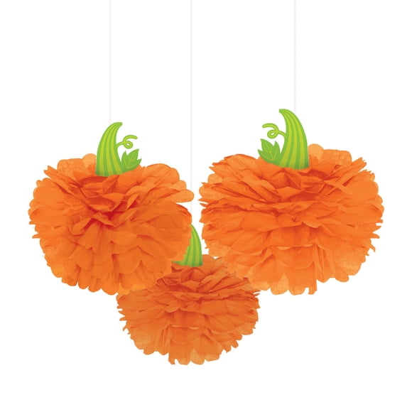 3 Décorations de Citrouille Moelleuses