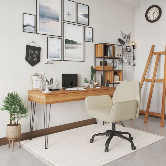 Sara Office Chair, Beige