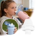 thumbnail image 2 of Botella térmica de acero inoxidable con tapa de silicona a prueba de fugas, ideal para actividades deportivas al aire libre, 2 of 5