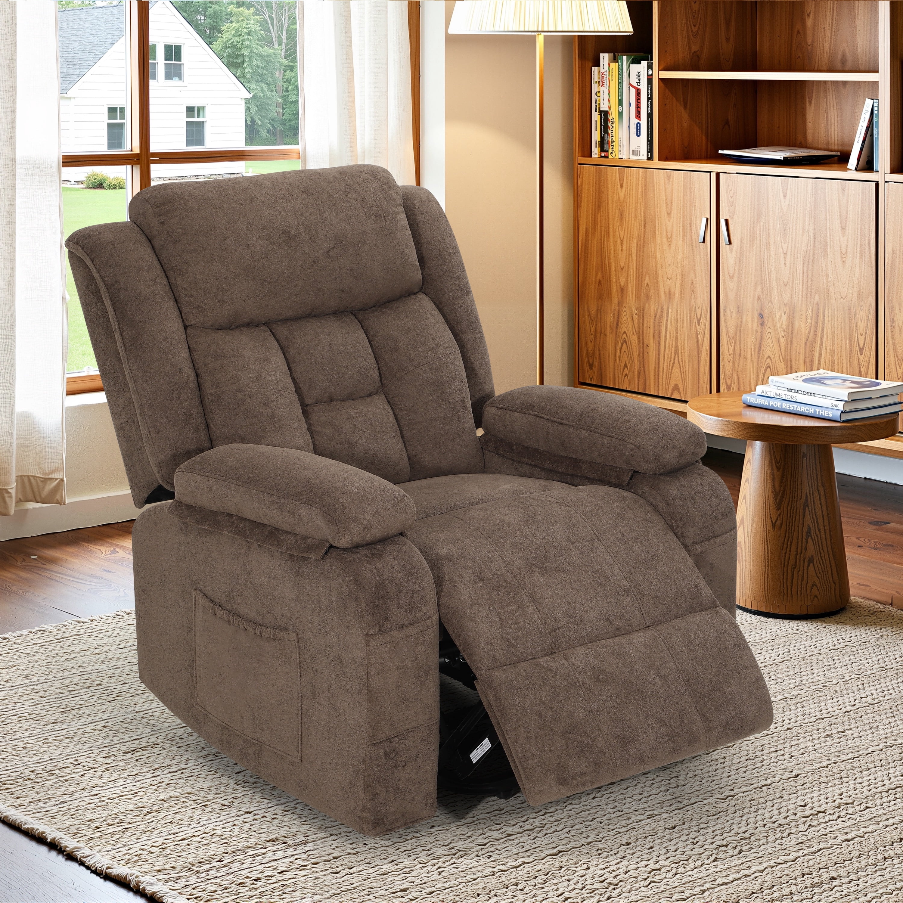LEGAHOME Power Lift Recliner for Elderly, Electric Easy Stand Assist Lift Chair without Heat and Massage, Senior Recliner Chair Home Theater Recliners for Living Room, 350 lbs Capacity, Brown