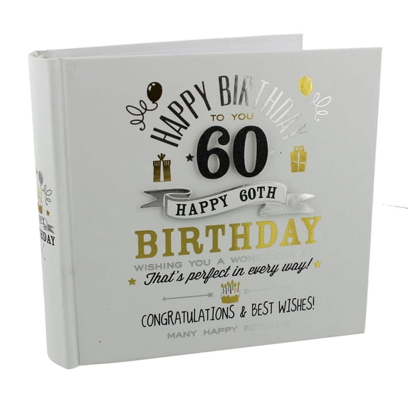 Signography Birthday Boy Photo Album 4 x6 - 60th