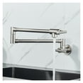 thumbnail image 3 of Filler Tap Foldable Kitchen Faucet Single Cold Sink Tap Rotate Folding Spout Chrome Brass Wall Mounted Crane ,bar Laundry RV Farmhouse, 3 of 7