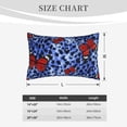 thumbnail image 6 of Balery Abstract Colorful Butterflies Pillow Covers,Bed Pilowcases,Reversible Plush Throw Pillow Covers End Pillow Encasement,Pillow Case - 20"X30", 6 of 9