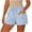 Light Blue(Shorts), variant on GUACER Casual Shorts for Women with Pockets Elastic Waist Drawstring Lounge Shorts for Summer & Weekend