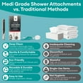 thumbnail image 6 of Medi Grade Adult Enema Shower Kit - 8 Piece Aluminum Set for Intimate Cleansing, 6 of 9