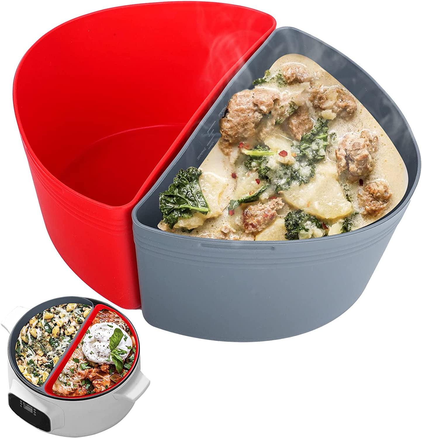 Slow Cooker Liners fit 67 Quart Crock Pot liner, Reusable & Leakproof