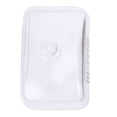 thumbnail image 2 of Riousery Dark Brown Butter Dish with Clear Glass Lid & Spreader Knife, Premium Cheese Dessert Storage Tray for Dining Table (7.7x7.5x3.3 inches / 19.6x19x8.5 cm), 2 of 9