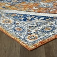 thumbnail image 3 of Totti Vintage Orange/Navy 5x5 Oriental Rug, 3 of 3