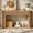 53'' Natural+2 drawers, variant on Shaiaield 53'' Natural Entryway Table with 2 Drawers and Bottom Shelf,Vintage Entryway Table with Smooth Metal Slides,Wooden Oval Console Table for Living Room, Entryway