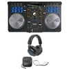 Hercules Universal DJ USB MIDI Bluetooth DJ Controller w/Interface + Headphones