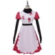 thumbnail image 2 of Disfraz de Anime Niffty para mujer, peluca, vestido de sirvienta, traje de uniforme para fiesta de carnaval y Halloween, 2 of 5