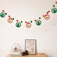 thumbnail image 4 of Pancarta decorativa para fiesta navideña, guirnalda de pompones rojos y verdes, bandera colgante de pared, adorno para chimenea de interior y exterior, decoración de Año Nuevo, 4 of 6