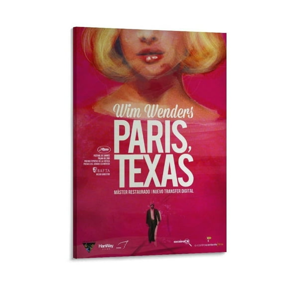 1984 Drama Movie Poster Paris, Texas (12) Canvas Painting Poster Wall Art Decorative Picture Prints Modern Decor