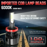4Pcs LED Headlight High Low Beam for GMC Terrain 2010 2011 2012 2013 2014 2015 Bulbs