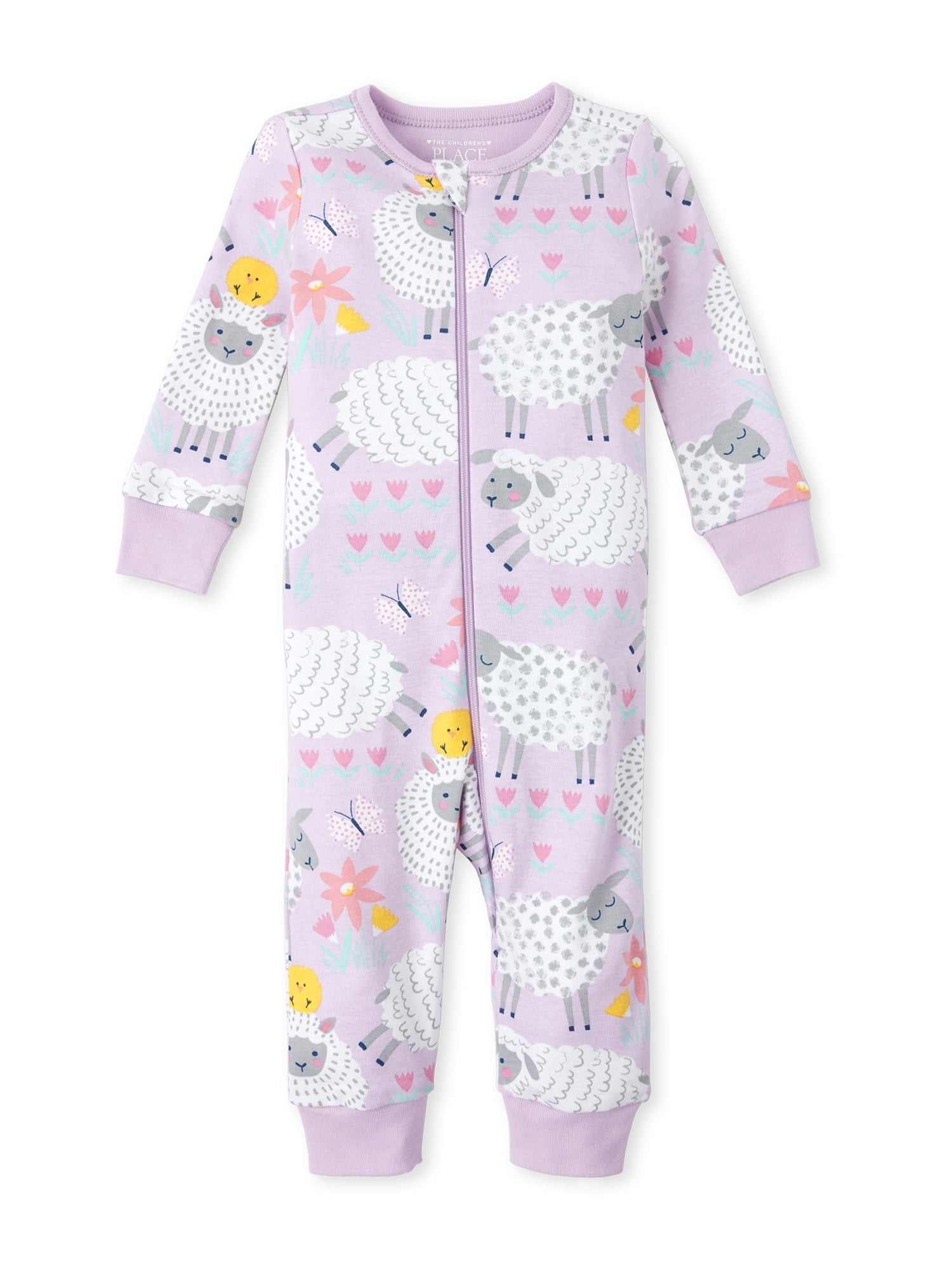 The Children's Place Baby & Toddler Girls 1Piece Snug Fit Cotton