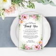 thumbnail image 2 of Koyal Wholesale Classic Peonies Wedding Thank You Place Setting Cards for Table Reception, Dinner Plates, 56-Pack, 2 of 5