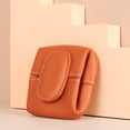 thumbnail image 4 of CUZIBR Mini Jewelry Case Snap Button Closure Compact Portable Storage Pouch Divided Interior For Rings Earrings Necklaces Small Cosmetic Items Women Travel Daily Carry Bag, 4 of 9