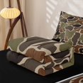 thumbnail image 5 of Homewish Camouflage Zipper Full Size Comforter Sets with Fitted Sheet and 2 Pillowcases,Cartoon Ocean Sloth Camo Silhouette Zipper Bedding Set For Boys Kids,Black Reversible,4 Pieces, 5 of 7