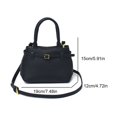 thumbnail image 2 of Top-Handle Bucket Crossbody Bagty Bolsos hombro para mujeres Correa ajustable Color sólido conmutación, 2 of 9