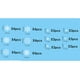 thumbnail image 5 of 24 pegatinas de vidrio para ventana - estilo 3/4/5/6 cada 4 piezas + estilo 13*8 Adepaton  MZQ-1092, 5 of 9