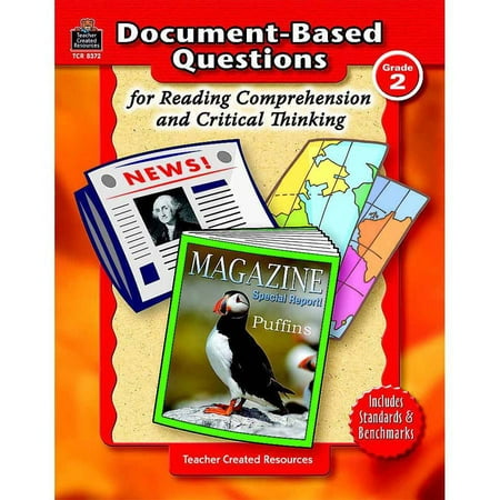 Teacher Created Resource Document-Based Questions for Reading Comprehension and Critical Thinking, Multiple Grades