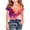 Orange, variant on BFHHYA Kids Tie Dye Shirts Casual Crew Neck Short Sleeve T-Shirts Fashion Summer Tops for Boys & Girls 3-14 Years