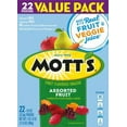 thumbnail image 4 of Mott's Fruit Flavored Snacks, Assorted Fruit, Gluten Free Snack, Value Pack, 22 Pouches, 17.6 oz, 4 of 5