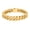 Yellow Gold-Plated, variant on 925 Sterling Silver Circle Cuban Link Chain Bracelet for Men 8 Inch