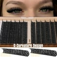 thumbnail image 3 of THINWAY 14MM Volume Lash Clusters Kit DIY Lash Extension Kit D Curl Eyelash Extensions with Waterproof Lash Bond and Seal Waterproof Tweezers, Only 14MM, 80D+100D, 3 of 10