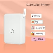 NIIMBOT D110 Label Maker Machine Mini Pocket Thermal Label Printer All in One for Retail Store Home Office Organization