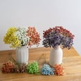 thumbnail image 5 of 1PC Blue Gypsophila artificial flowers,Artificial Stem for Wedding Bouquets Centerpieces Floral Arrangements Home Office Table Decor,Light Yellow, 5 of 7