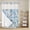 Blue, variant on Coastal Seashells No Hook Shower Curtain with Snap in Liner, Waterproof Fabric Shower Curtains, Nautical Beach Ocean Creatures Leaves Shower Curtain Set Top See Through for Bathroom 72"x78"