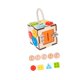thumbnail image 5 of Cubo de actividades de madera, juguete de aprendizaje portátil para viajes, centro de actividades de educación temprana para niños pequeños, regalo de, 5 of 9