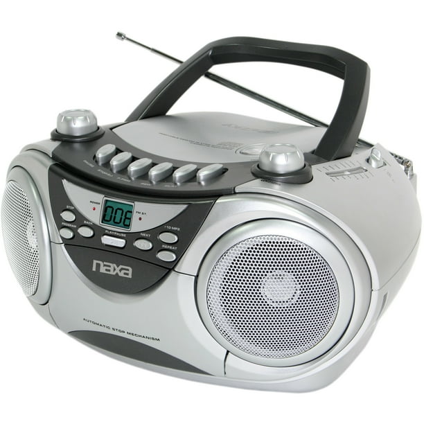 Portable CD Player, AM/FM Stereo Radio & Cassette Player/Recorder