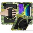 thumbnail image 6 of Case For Apple New iPad 9.7 inch Hybrid 3in1 Rugged Built-in Kickstand 360° Rotatable Stand & Shoulder Hand Strap Corner Shockproof Tablet Cover [ Camouflage ], 6 of 8