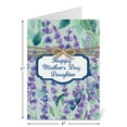 thumbnail image 2 of From Parents Lavender Mother's Day Card, Single Card with Envelope, Happy Mothers Day Sentiment to Daughter, 2 of 6