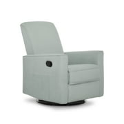 Evolur Raleigh Glider Recliner Light Blue with High Backrest Support, Durable Polyester Fabric