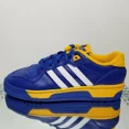 thumbnail image 1 of NEW Ad-id-as Rivalry Low "Blue White Yellow" Leather - Men's 8 - IF3529, 1 of 6