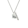 thumbnail image 2 of Delight Jewelry Silvertone Large Lord Guide Me Heart Silvertone Forever Bar Charm Necklace, 23", 2 of 4