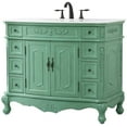thumbnail image 4 of Elegant Lighting VF10142VM-VW Danville 42" Free Standing Single Basin Vanity Set - Vintage, 4 of 7