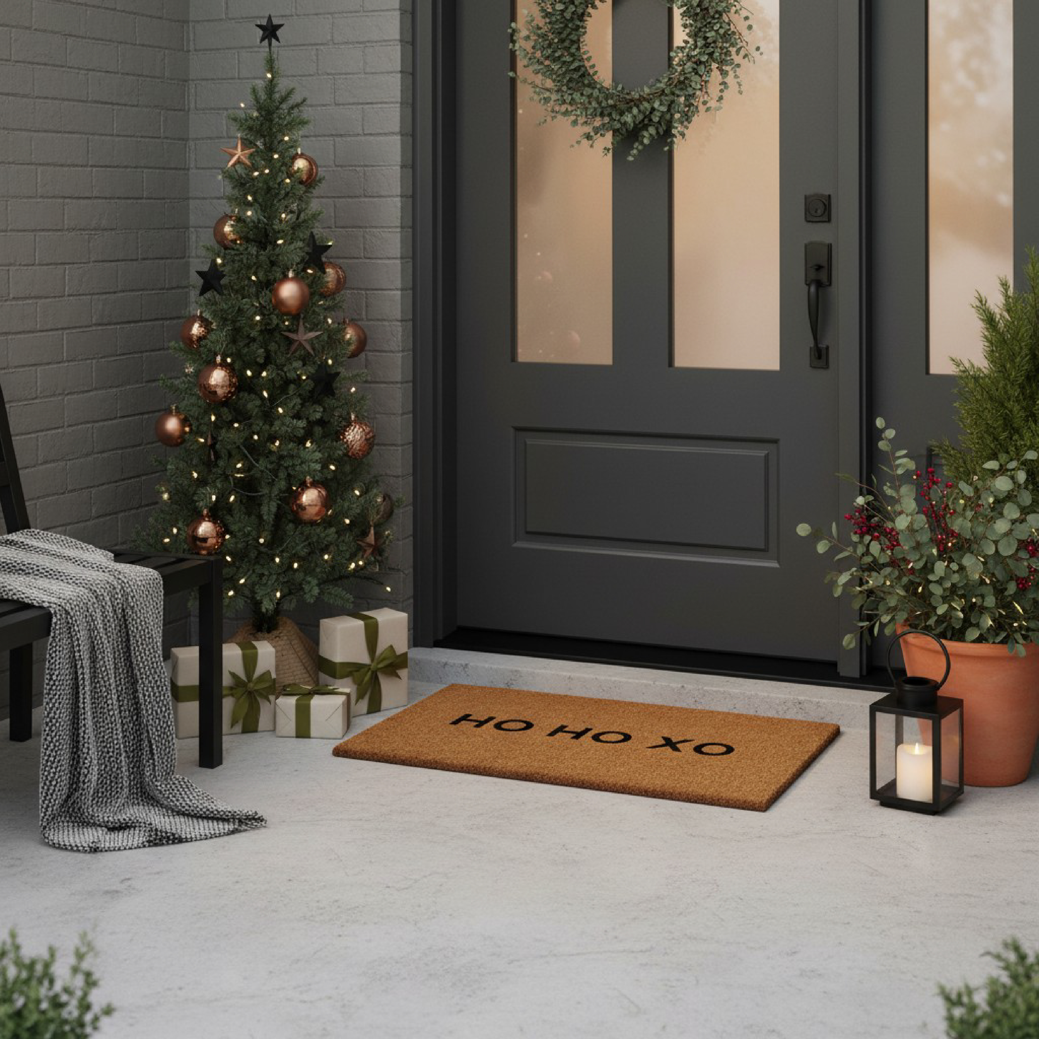 Calloway Mills Christmas  Ho Ho Xo Doormat