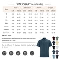 thumbnail image 3 of Qwertyu Capri Polo Shirts Men Breeze Short Sleeve Casual Collared Golf Shirt Lightweight Stretch Quick Dry Textured Summer T-Shirts with Front Pocket Dark Gray XL, 3 of 6