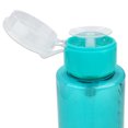 thumbnail image 3 of Pana High Quality 7oz Liquid Pump Dispenser With Alcohol Label - Teal (2 Bottles), 3 of 3