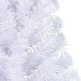 thumbnail image 5 of vidaXL Artificial Half Christmas Tree with Stand White 120 cm PVC, 5 of 5