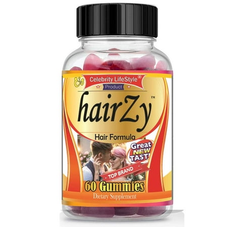 Hair, Skin, Nails Vitamin Gummies (60 Count)- Fast Hair Growth,10x Stonger & Healthy, Chewable Hair Vitamins and DHT